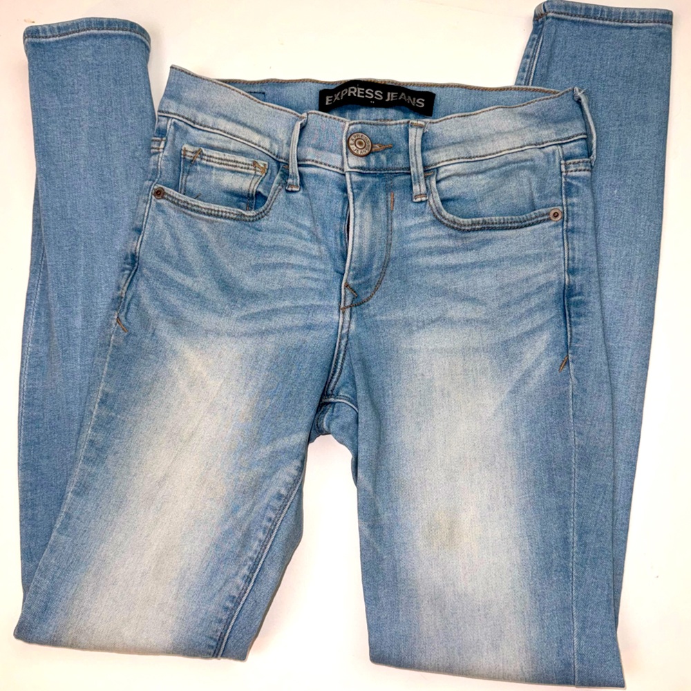 Blue express skinny Jeans